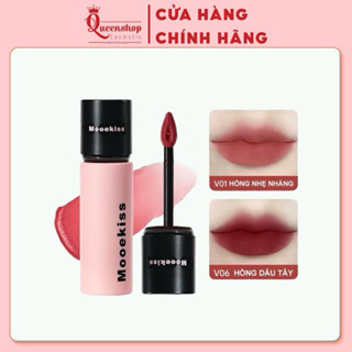 Son Tint Lì MOOEKISS Sáng Da Bền Màu Chất Bùn Lì Mỏng Nhẹ Mềm Mịn Như Nhung 3g