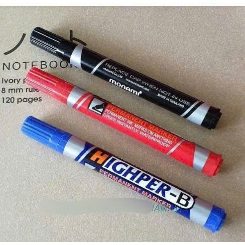 BÚT LÔNG DẦU LỚN MONAMI Highper-B Permanent Marker