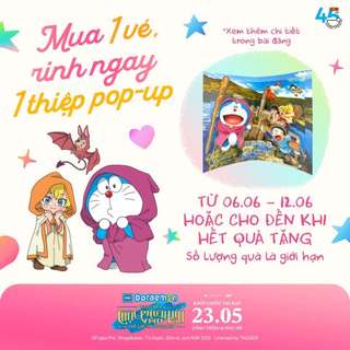 [THANH LÝ] Ấn phẩm thiệp pop-up Doraemon 2025 [Nobita và cuộc phiêu lưu vào thế giới trong tranh] - Chính hãng