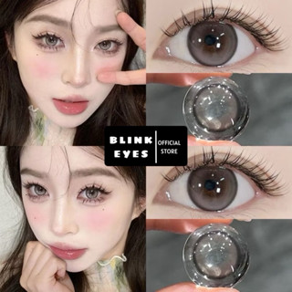  Kính Áp Tròng Lens Mắt YOUNGONE BLINKSEYES Màu Xám Tây TW Gray Cho Mắt Cận 0-6 Độ Dùng 6 Tháng 