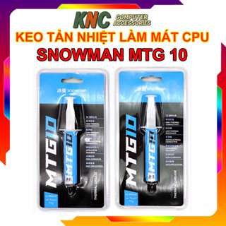 Keo Tản Nhiệt CPU Snowman MTG10 Trọng Lượng 10gr Dẫn Nhiệt 14.3w/mk - Hàng Fullbox