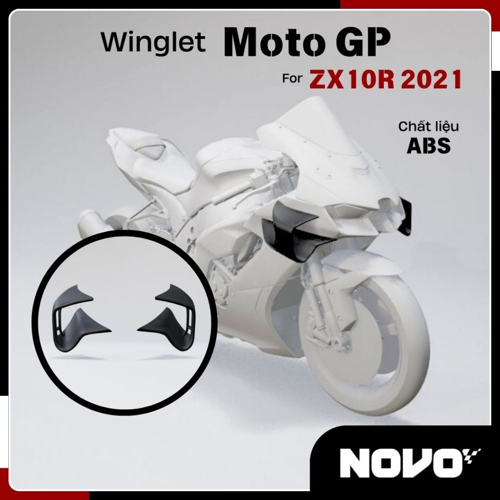 Cánh Gió Moto GP Cho Kawasaki ZX10R 2021 - 2024 - NOVO moto