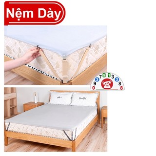 Bộ Dây Kẹp Cố Định Chăn Ga Giường, Phụ Kiện Giường Ngủ Chăn Gối Drap Đệm