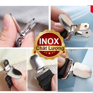 Bộ Dây Kẹp Cố Định Chăn Ga Giường, Phụ Kiện Giường Ngủ Chăn Gối Drap Đệm
