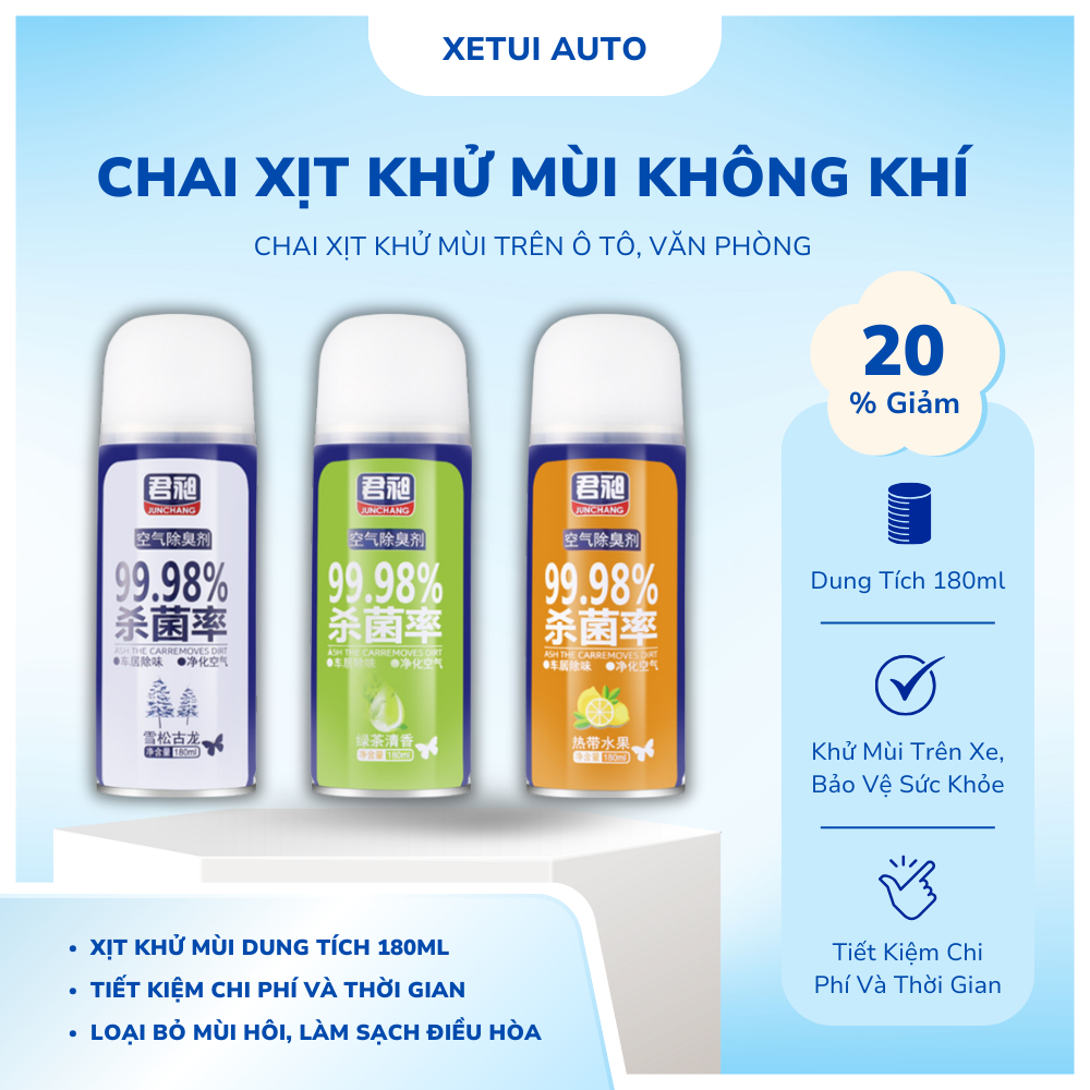 Gợi ý các mẫu bình xịt giày khử mùi ô tô hiệu quả