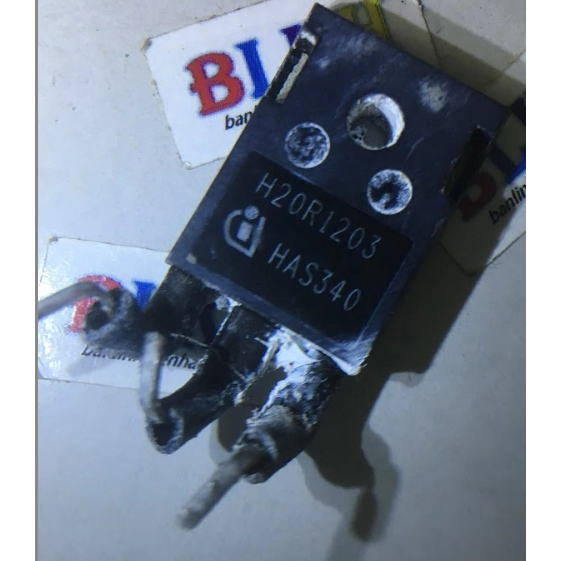 IC IGBT IHW20N120R3 H20R1203 20A 1200V TO-247 tháo máy