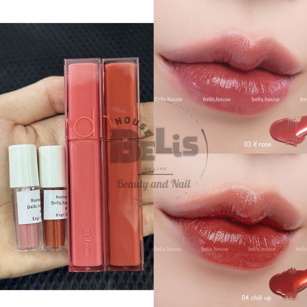 ( Son Chiết ) Belis  - Rm Dewy-ful Water Tint - ĐỌC MÔ TẢ - son mini son chiết test thử mini size