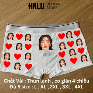 [QUẦN IN THEO YÊU CẦU]Quần Sịp in theo yêu cầu ,sịp đùi nam in hình người yêu thiết kế theo yêu cầu . Có che tên