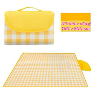 Thảm chống ẩm ngoài trời dày KT 100x 150 cm thảm dã ngoại cắm trại ngoài trời chống thấm nước
