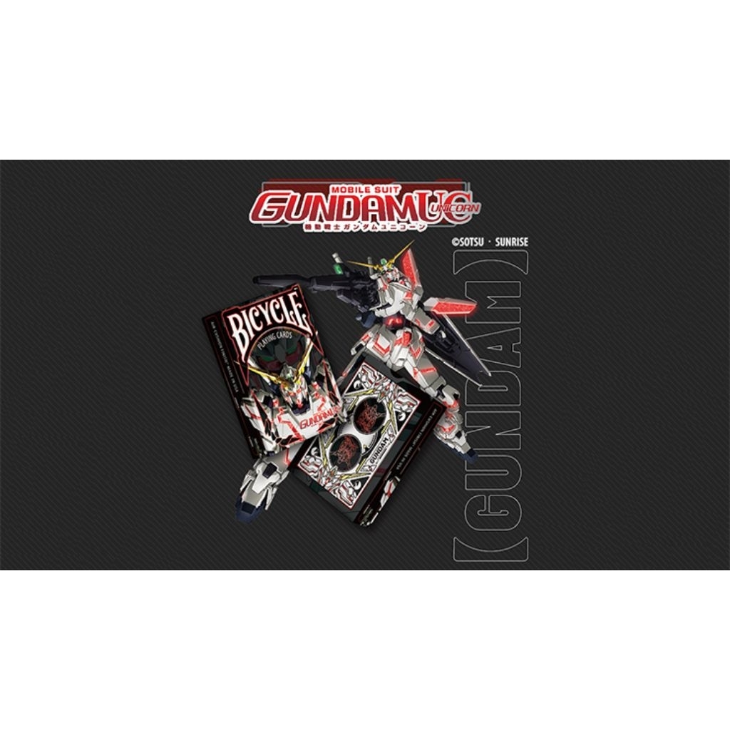 Bicycle Gundam Unicorn Playing Cards