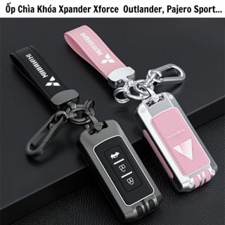 Ốp Chìa Khóa Xforce, Xpander, Outlander, Attrage, Pajero Sport - Hợp Kim Bền Đẹp - Không Cản Sóng