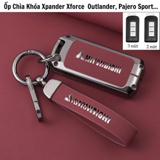Ốp Chìa Khóa Xpander, Xforce, Outlander, Attrage, Pajero Sport – Bọc Chìa Khóa Mitsu Hợp Kim Cao Cấp