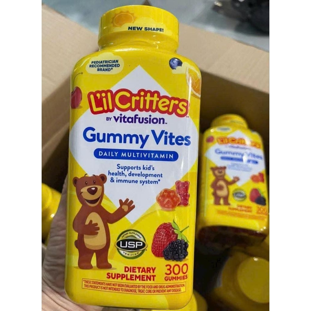 Kẹo Gấu Gummy Vites 300 viên cung cấp vitamin và khoáng_chất cho bé👶🏻👧🏻