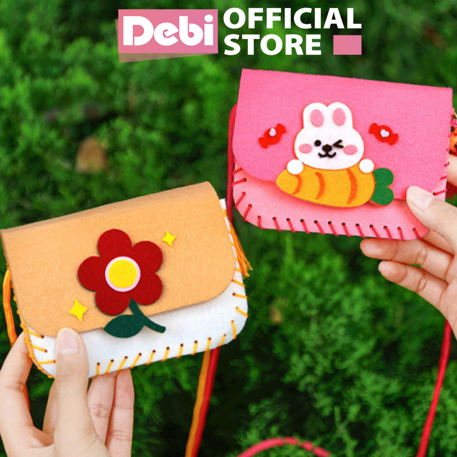 Túi Xách Thủ Công Cho Bé Tự Làm, Đồ Chơi Handmade Cho Bé