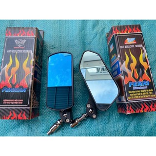 Gương xe máy, Gương phủ nano - Gương bầu, gương lá gắn chân gương các loại xe