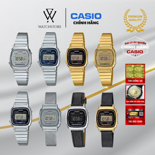 Đồng Hồ Casio Nữ Vintage Sang Trọng Series LA670 Mặt Kính Nhựa 24.6mm Kháng Nước Chính Hãng