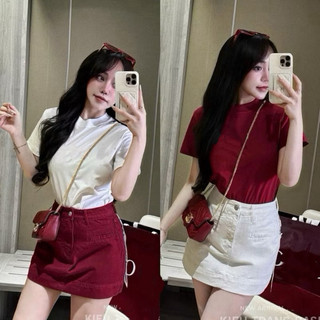   Ảnh thật phần đánh giá  Áo Phông Nữ In Hình Đỏ Trắng Thấm Hút Tốt Mặc Đi Chơi - Đi Học Siêu Xinh Chất Đẹp 