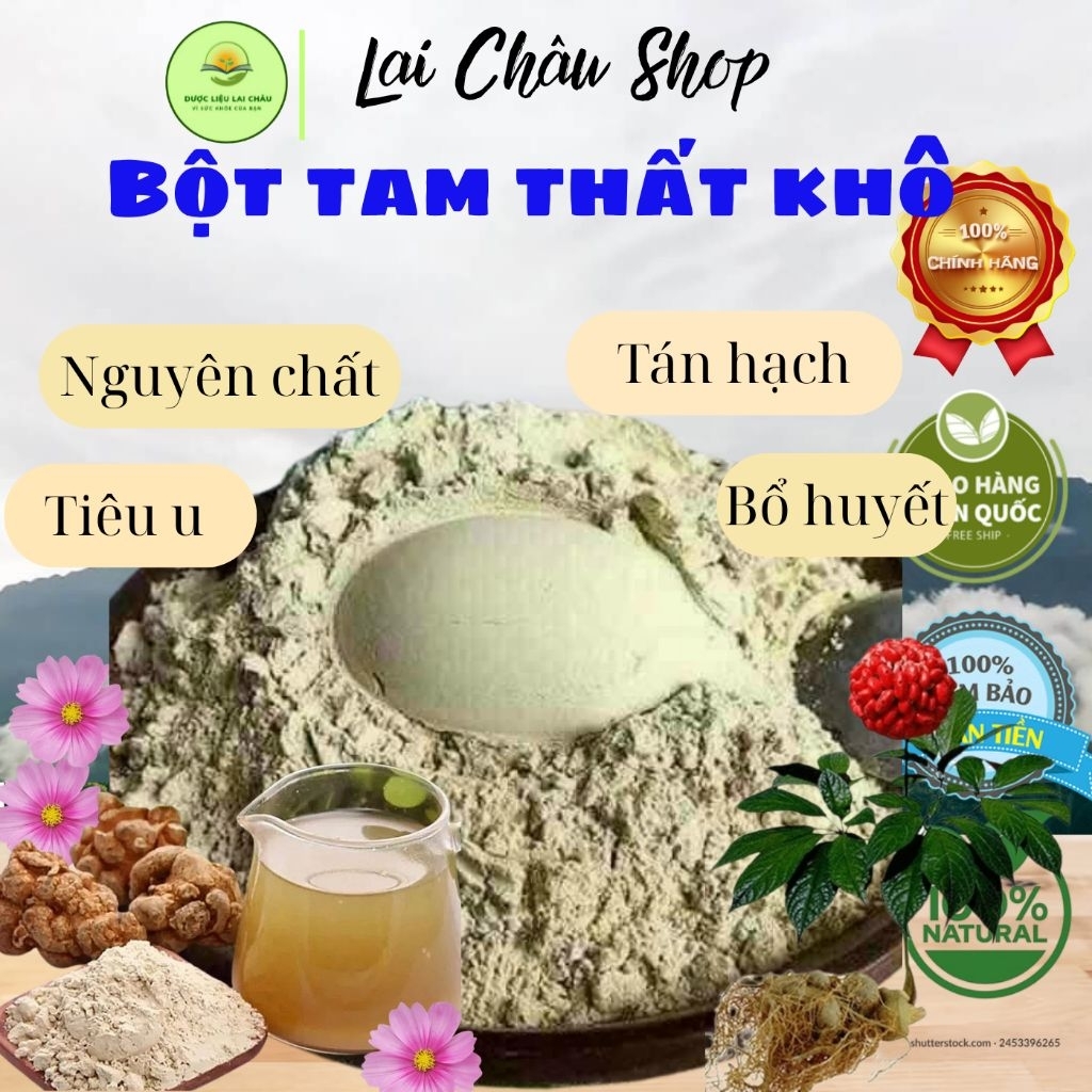Bột tam thất Bắc ( tam thất đen)loại 1