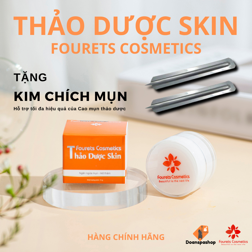 Cao Mụn Thảo Dược Skin Fourets Cosmetics Ngăn Ngừa Mụn, Mờ Thâm Chính Hãng Fourets Cosmetics Phân Ph
