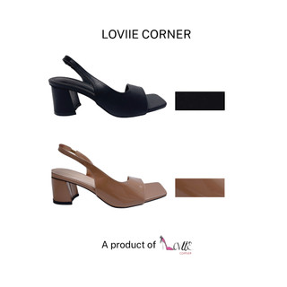 LOVIIECORNER - SANDAL NỮ MŨI VUÔNG - GIÀY CAO GÓT CÔNG SỞ GÓT VUÔNG CÁCH ĐIỆU QUAI HẬU - GIÀY NỮ 5CM - G250433 - HDP2605