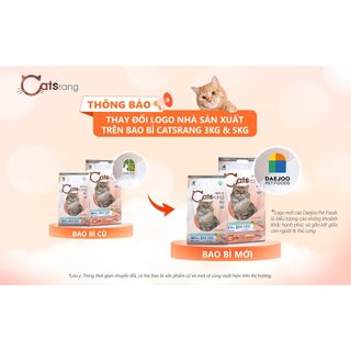 [CATSRANG CHÍNH HÃNG] HẠT THỨC ĂN CATSRANG CHO MÈO MỌI LỨA TUỔI 5KG