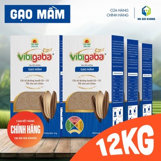 [Combo 12KG] Gạo Mầm Vibigaba Hạt Ngọc Trời - An Gia Khang Food