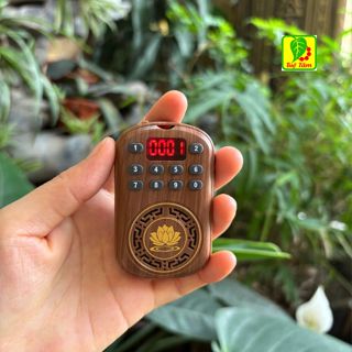 Đài niệm Phật đeo cổ 60 bài, máy niệm Phật mini đeo cổ có khe cắm thẻ nhớ+ FREE SHIP