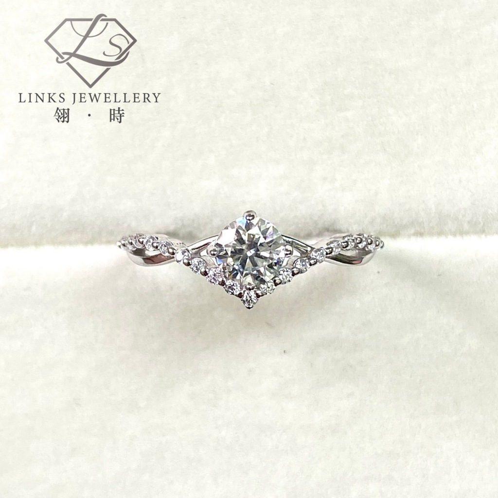 ［Real Moissanite］Can Pass Diamond Test 18K Gold Crown Ring MRG087 Moissanite Diamond/Moissanite Ring