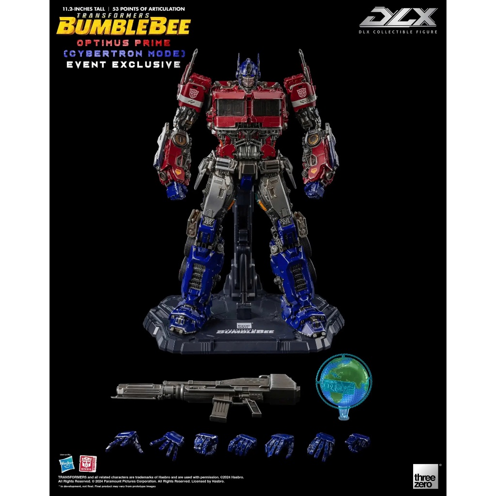 Mô Hình Transformers: Bumblebee DLX - Optimus Prime - Cybertron Mode - Event Exclusive [Hàng New]