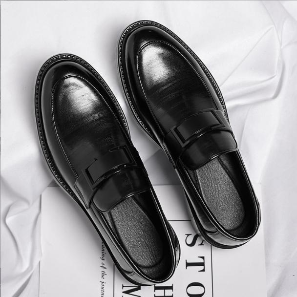 Giày Tây Nam - Giày Penny Loafer -kiểu dáng lười (loafer) với một chi tiết khóa đặc trưng GTA65