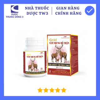  GOLD Sâm Nhung Bổ Thận TW3   Hộp 30 Viên  