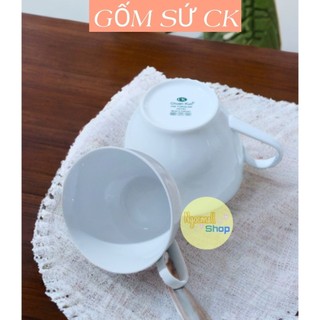 Tách sứ size lớn 330ml Gốm Sứ CK, tách cafe