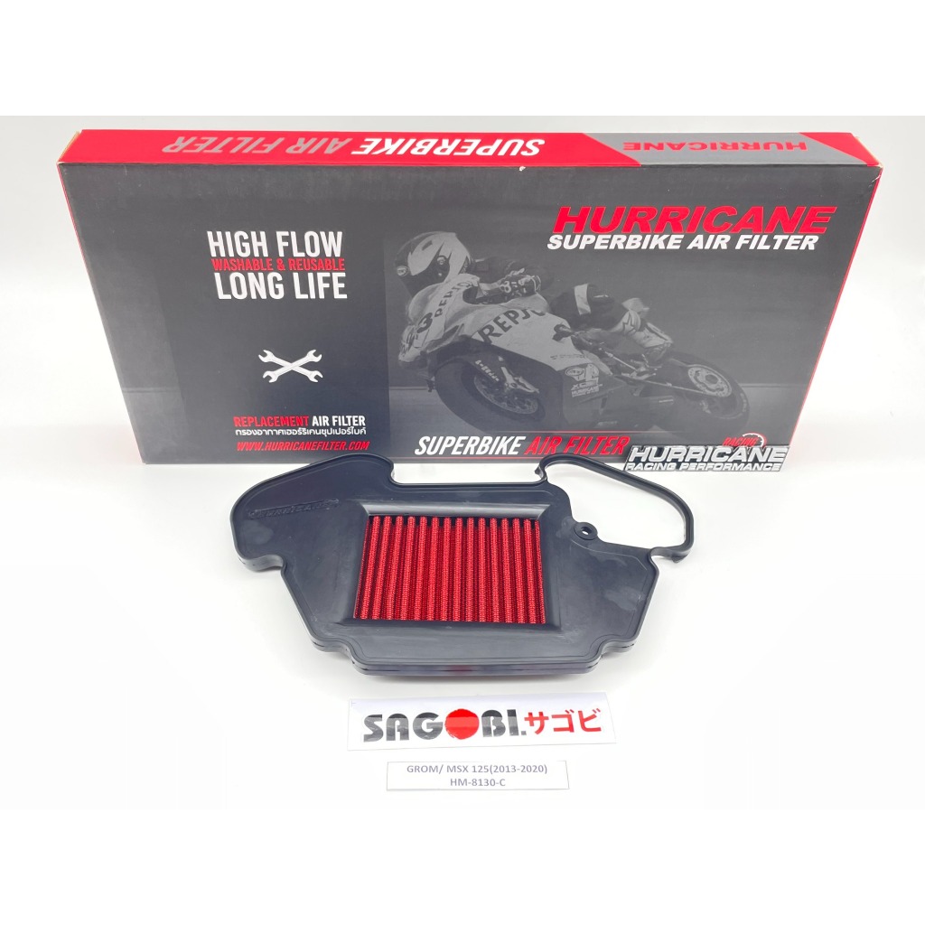 Lọc gió HURRICANE cho HONDA Grom/ MSX-SF 125 (2013-2020)