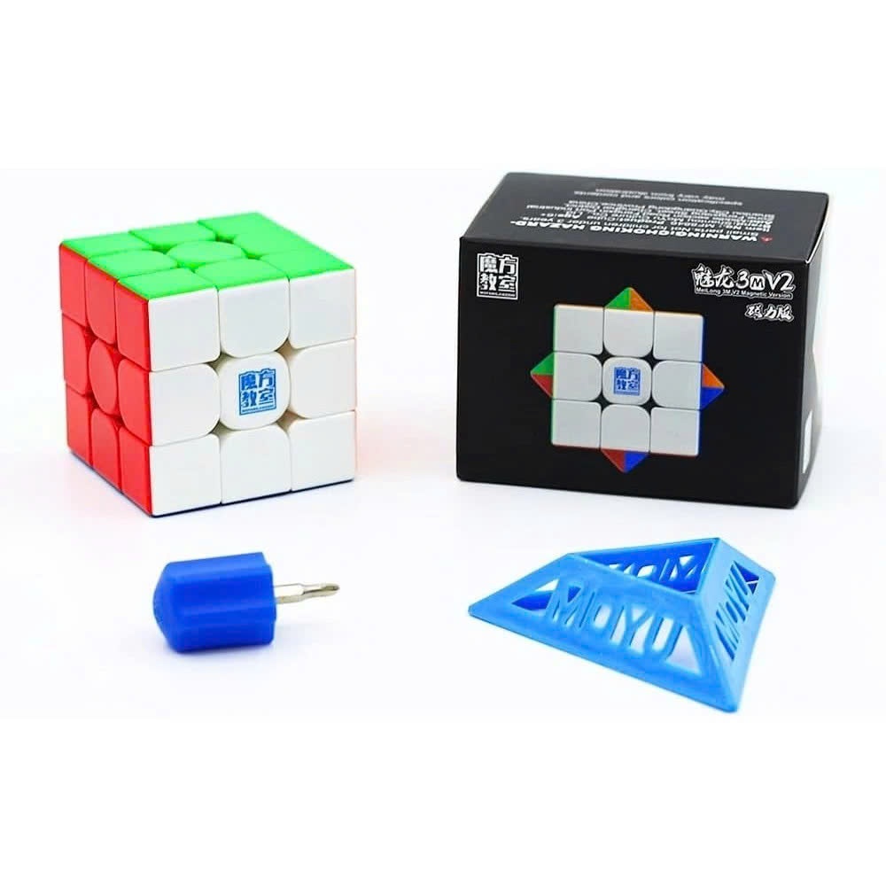Rubik Nam Châm 3x3 MoYu MeiLong 3M V2 Series MoYu M MeiLong M Rubic 3 Tầng Nam Châm - Robic phát triển tư duy