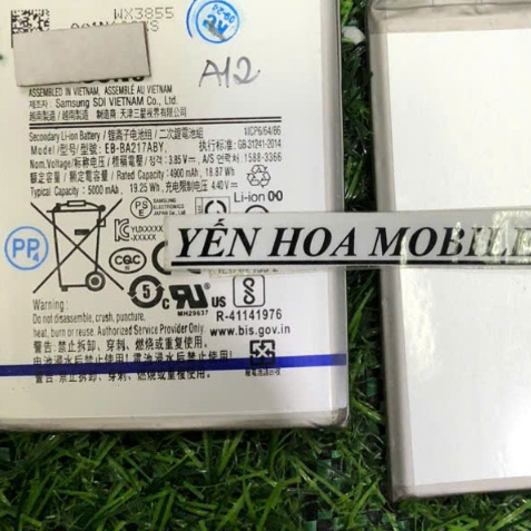 Pin EB - BA217ABY sử dụng chung cho các mã samsung A12 - a21s - a02 - a125 - m02 - m12 - a13 4g - a04s