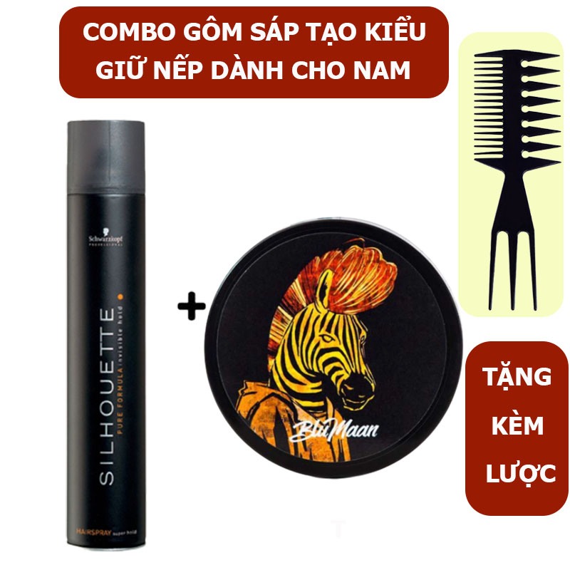 Gôm Xịt Tóc Nam Silhouette 420 ml