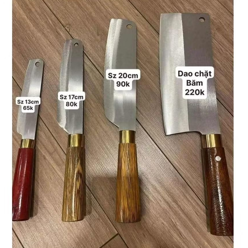 Dao bếp cao cấp, dao không rỉ, dao thép 440c