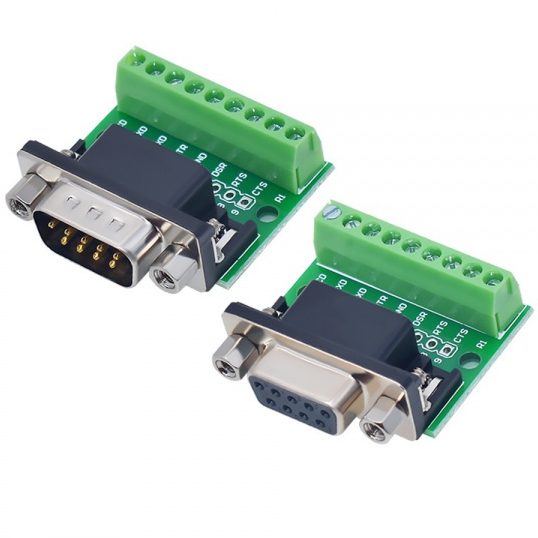 Mô Đun Chuyển Đổi Đầu Cuối Tín Hiệu DB9 male female RS232 RS485 Sang 9-pin