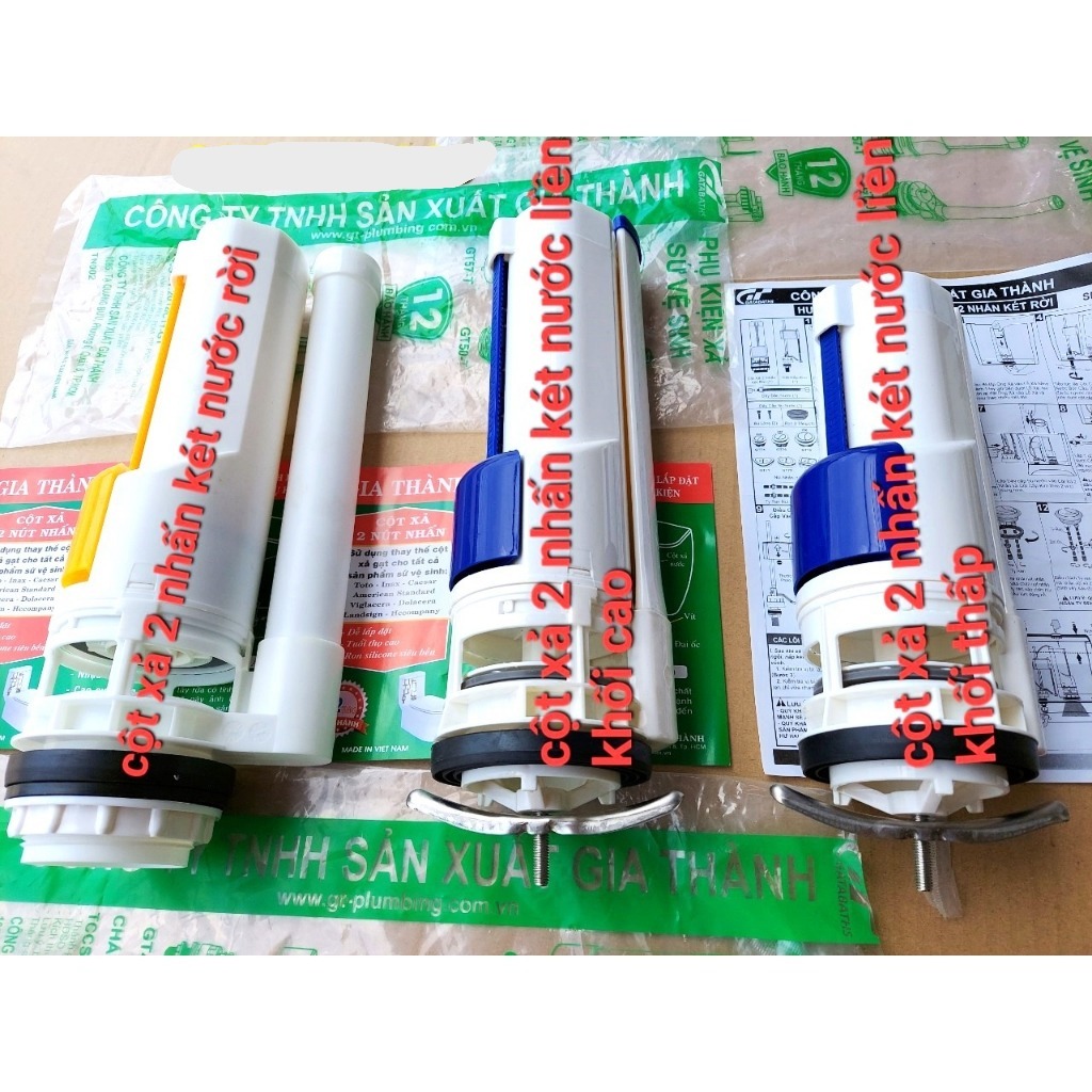 bộ xả 2 nhấn bồn cầu