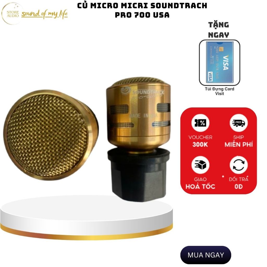 Củ micro cao cấp Coil Neo Soundtrack Pro700 (Hàng bãi Mỹ, tiếng hát sáng, trầm ấm, chống hú rít tốt)