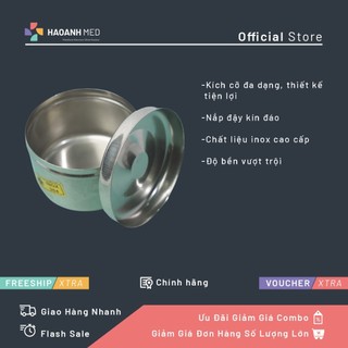 Hộp Inox Đựng Bông Cồn Y Tế, Hộp Lưu Mẫu Các Cỡ - TBYT Hào Anh