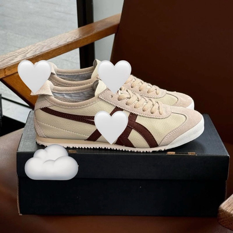 Giày Onit_suka Ti_ger thể thao đế bệt bigsize nam nữ cổ thấp màu nâu cafe mùa hè êm nhẹ, sneaker thời trang cao cấp