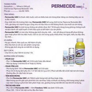 THUỐC DIỆT MUỖI PERMECIDE 50EC - 100ML