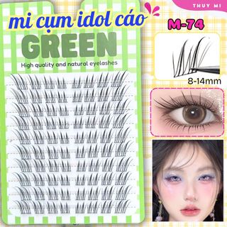  Mi Giả Cụm IDOL Cáo Bay M74 Mi Đa Tầng GREEN Thuỷ Mi 