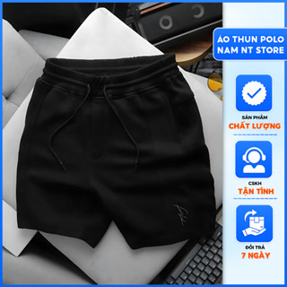 Quần short nam lưng thun Pack T - Chất liệu vải pique mềm mại thoáng mát