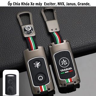  Ốp Chìa Khóa Xe Máy Exciter NVX Janus Grande Freego - Bao Chìa Khóa Smartkey Hợp Kim Cao Cấp 