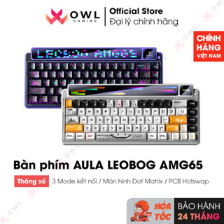 [CHÍNH HÃNG FULL VAT] Bàn phím cơ AULA LEOBOG AMG65
