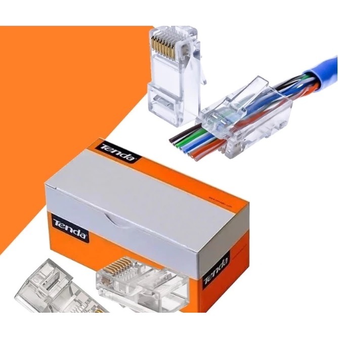 Hộp 100 Hạt mạng xuyên thấu Tenda TPlink -  hạt mạng xuyên thấu giá cực rẻ