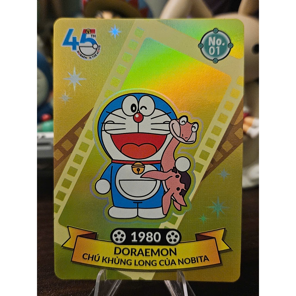 NO.01 Chú Khủng Long của Nobita (1980) – Thẻ Doraemon Movie 44 – Kỷ Niệm 45 Năm