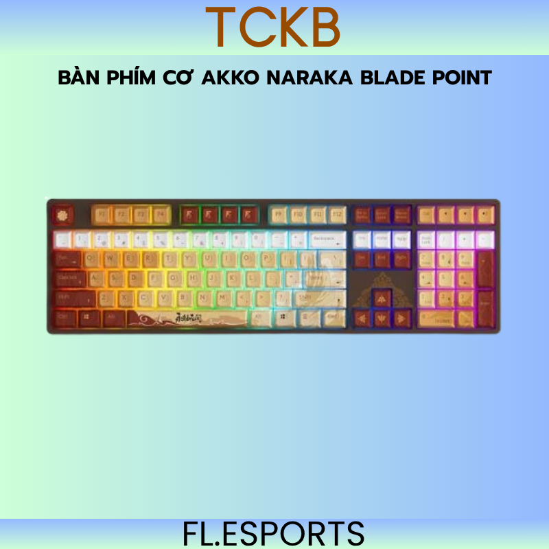 Bàn phím cơ Akko 5108s Naraka Blade Point (RGB/ Hotswap / Silver switch)